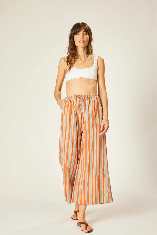 Bottoms Shop Natalie Martin LAUREN PANT Batik Stripe Navy