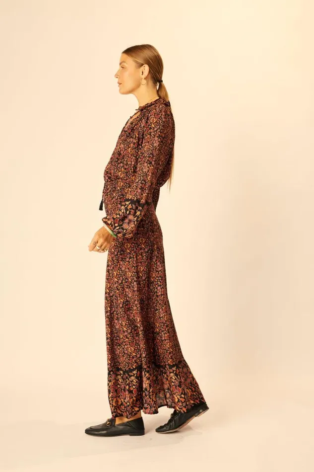 Bottoms Shop Natalie Martin MADISON SKIRT Petite Fleur Marine