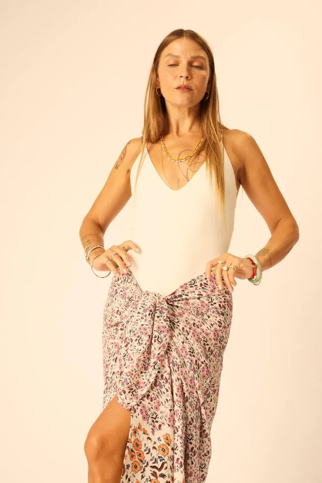 Bottoms Shop Natalie Martin SARONGSCARF Petite Fleur Rose