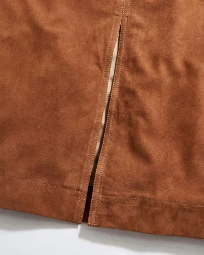 Bottoms Women Billy Reid Aline Suede Skirt Cognac