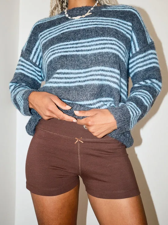 Bottoms Women Lounge Shorts Mocha Lisa Says Gah