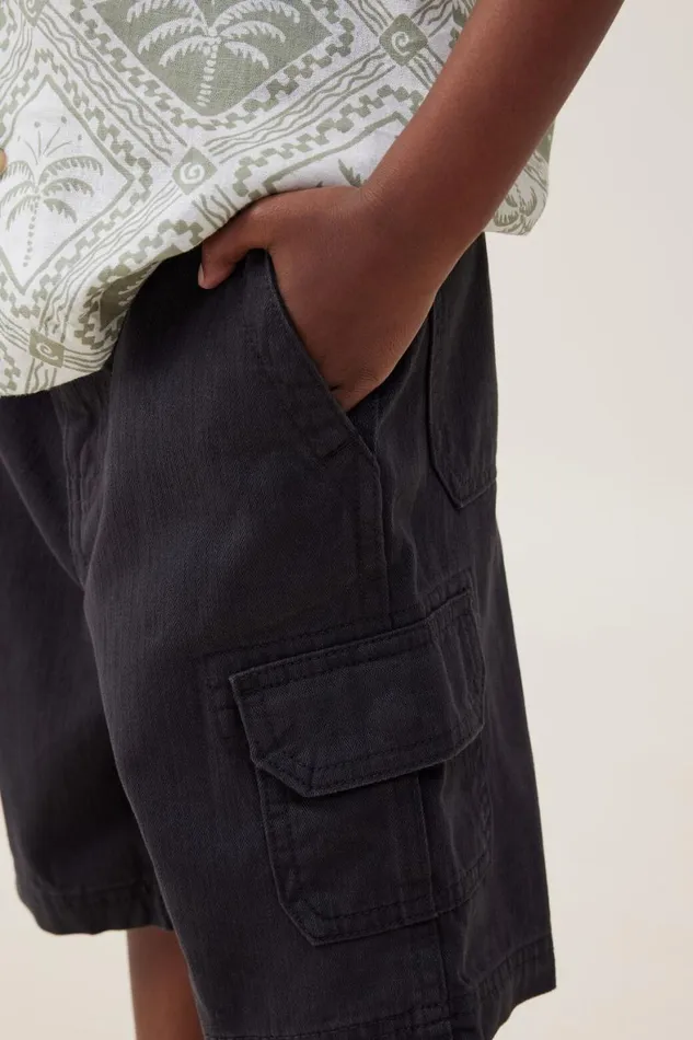 Boys 214 Shorts Cotton On Cargo Short Phantom