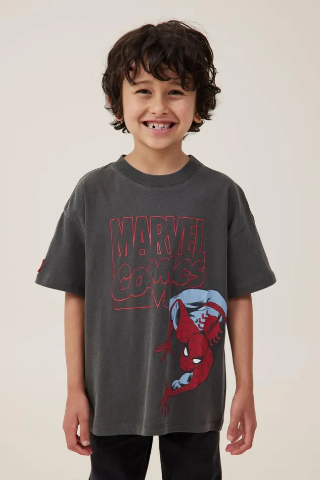 Boys 214 Tops and TShirts Cotton On License Drop Shoulder Short Sleeve Tee Lcn Mar Phantomspiderman Amazing Boys 214 Tops and TShirts Cotton On License Drop Shoulder Short Sleeve Tee Lcn Mar Phantomspiderman Amazing