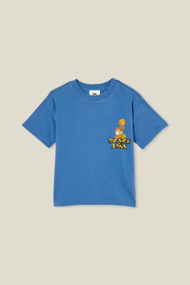 Boys 214 Tops and TShirts Cotton On License Drop Shoulder Short Sleeve Tee Lcn Wb Petty Bluespace Jam Boys 214 Tops and TShirts Cotton On License Drop Shoulder Short Sleeve Tee Lcn Wb Petty Bluespace Jam