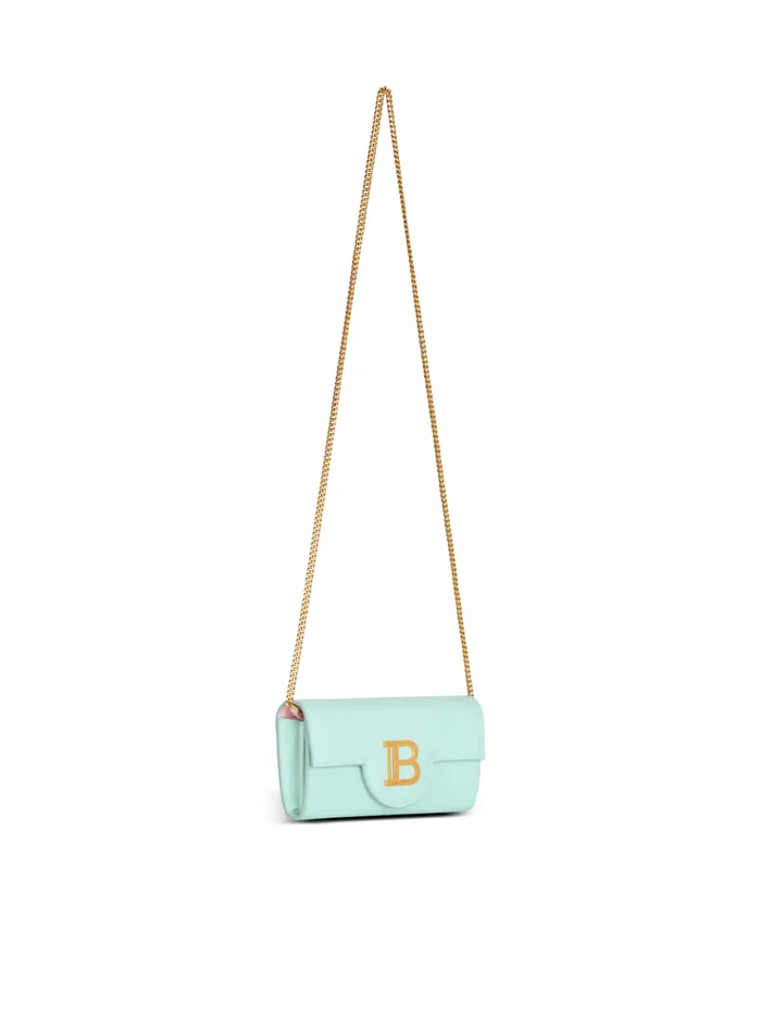 Calfskin BBuzz Wallet Blue Women Balmain Small Leather Goods