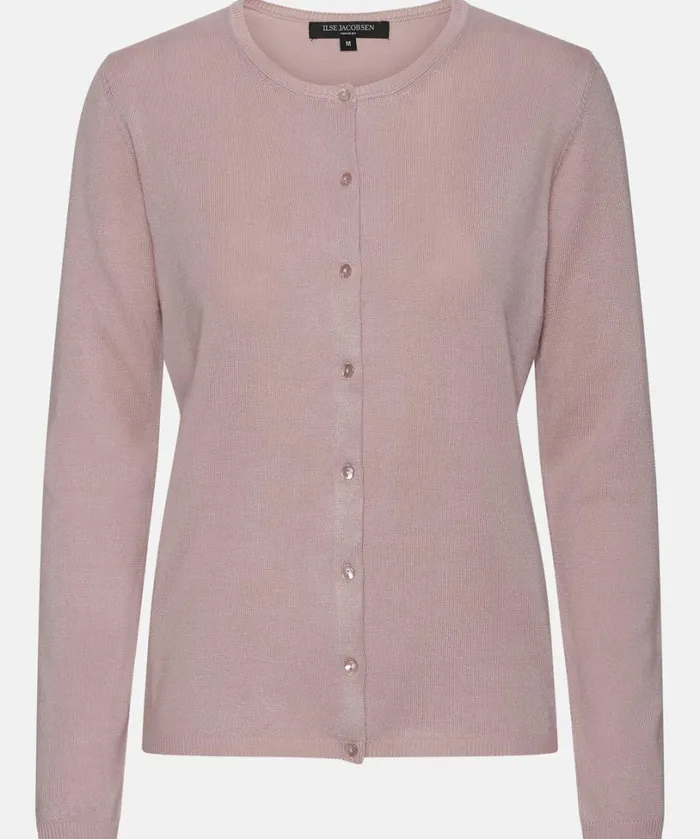 Cardigan 8211 Lavender Mist Clothing Ilse Jacobsen Knitwear
