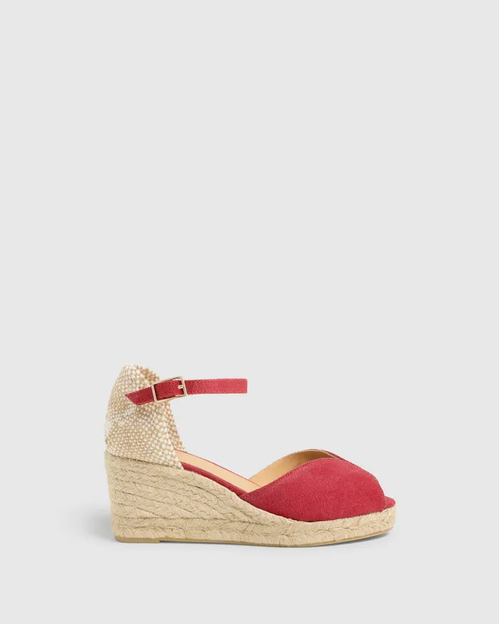 Castaer Bianca6002 Rojo Carmn Women Wedges