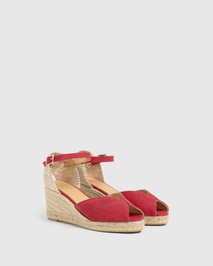 Castaer Bianca6002 Rojo Carmn Women Wedges