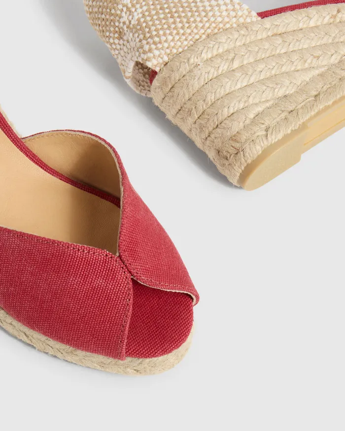 Castaer Bianca6002 Rojo Carmn Women Wedges