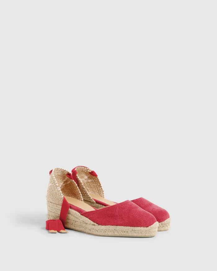 Castaer Carina3002 Rojo Carmn Women Wedges
