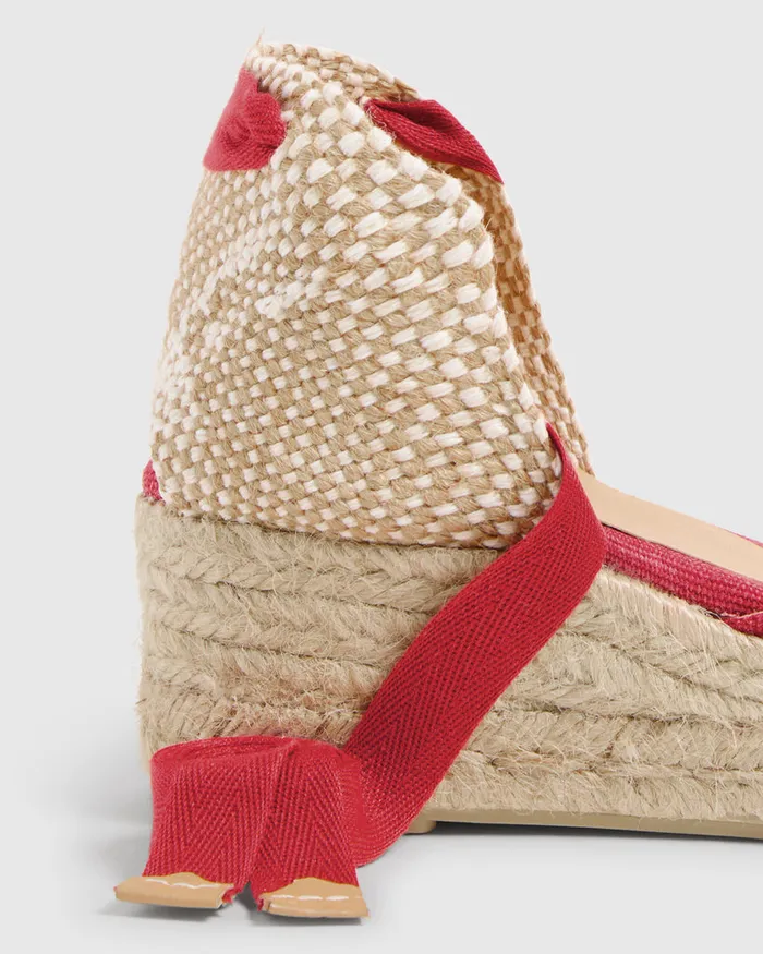 Castaer Carina3002 Rojo Carmn Women Wedges