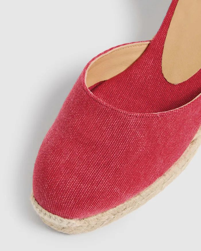 Castaer Carina3002 Rojo Carmn Women Wedges