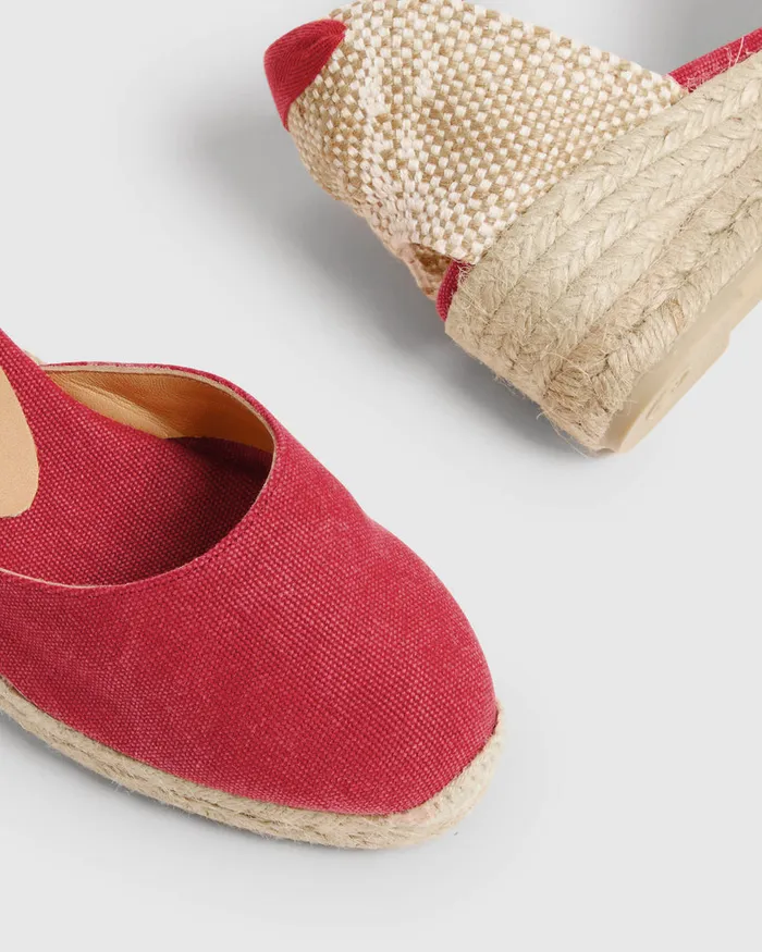 Castaer Carina3002 Rojo Carmn Women Wedges