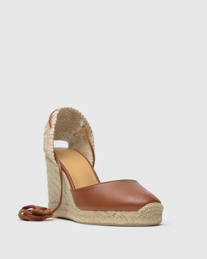 Castaer Carina8250 Cuero Women Wedges