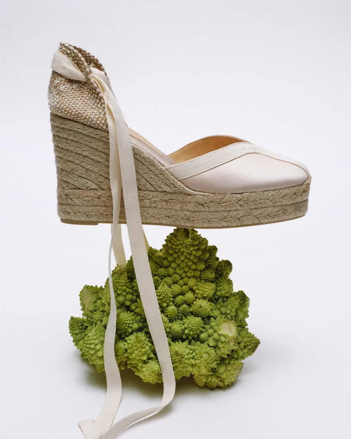 Castaer Carmen8ed129 Champagne Women Wedges
