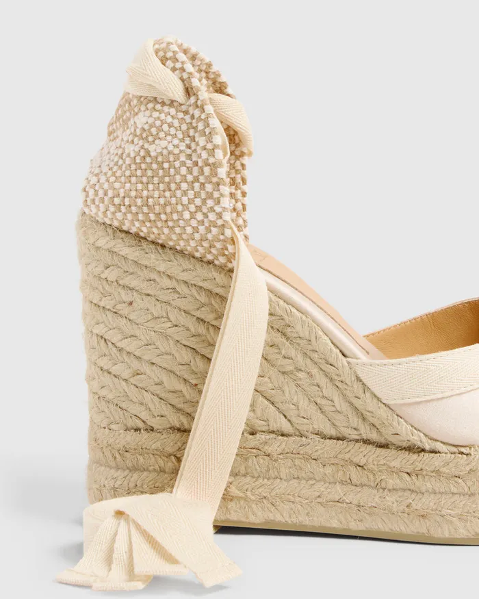 Castaer Carmen8ed129 Champagne Women Wedges