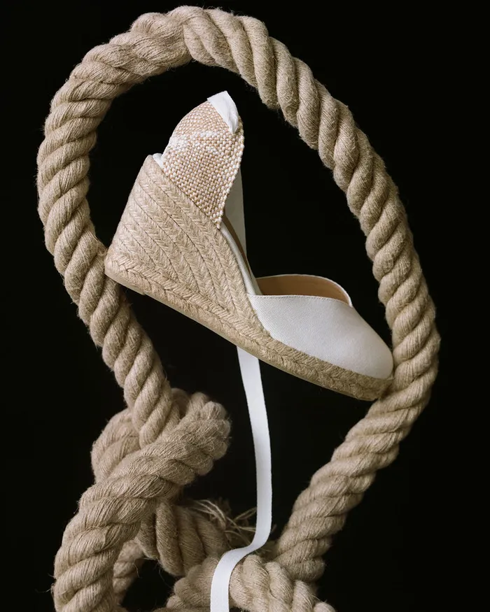 Castaer Chiara8001 Blanco Women Wedges