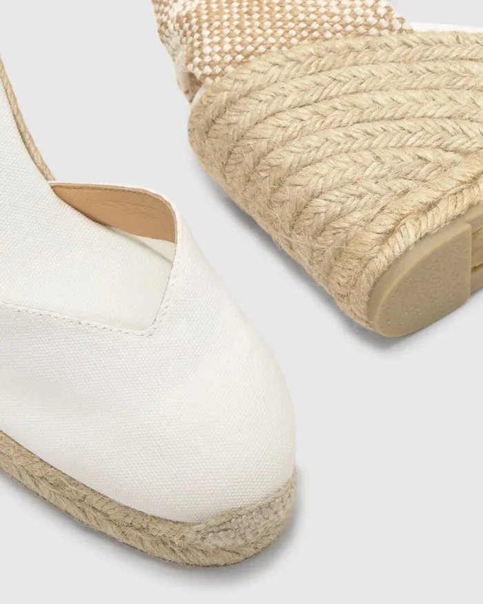 Castaer Chiara8001 Blanco Women Wedges