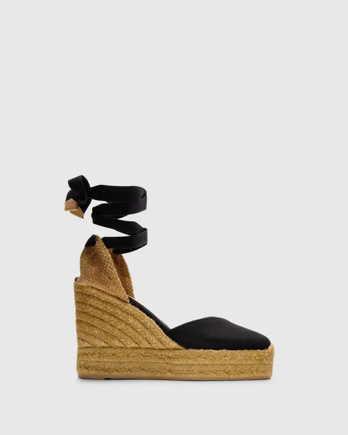 Castaer Chiara T8ed001 Negro Women Wedges