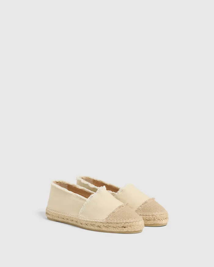 Castaer Kampala001 Ivory Women Flats