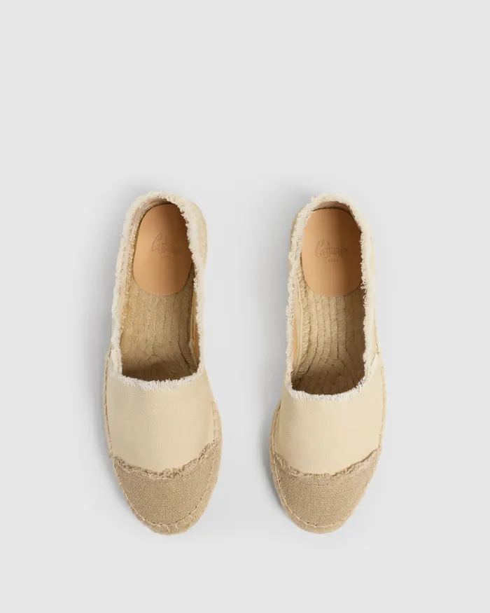 Castaer Kampala001 Ivory Women Flats