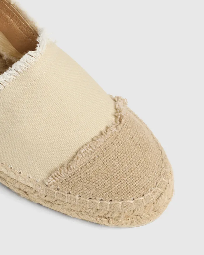 Castaer Kampala001 Ivory Women Flats
