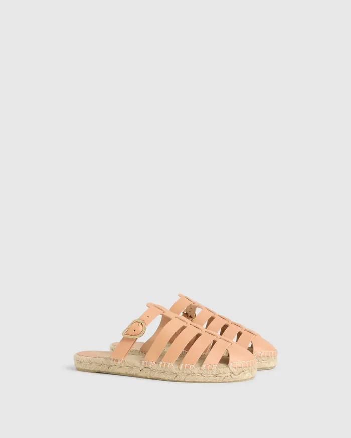 Castaer Lesvos Ags210 Natural Women Flats