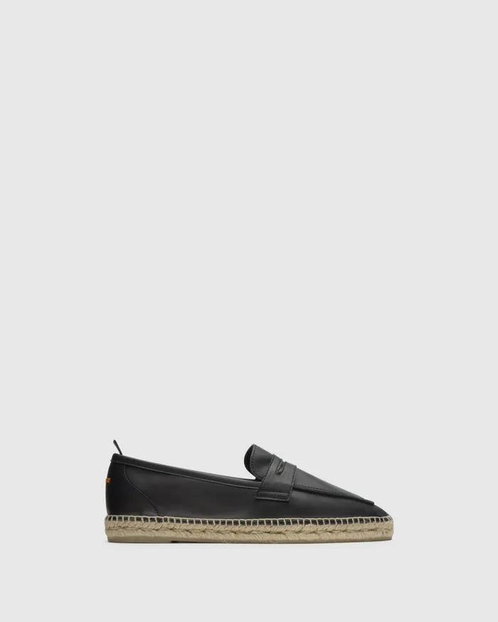 Castaer Nacho250 Negro Men Flat Shoes