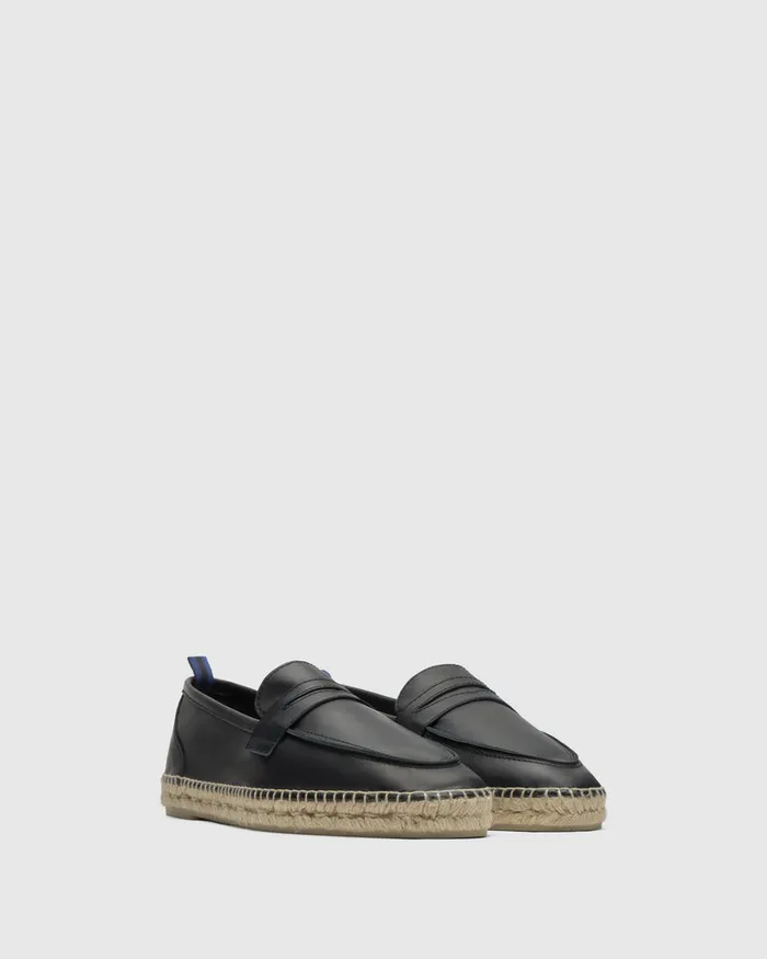 Castaer Nacho250 Negro Men Flat Shoes