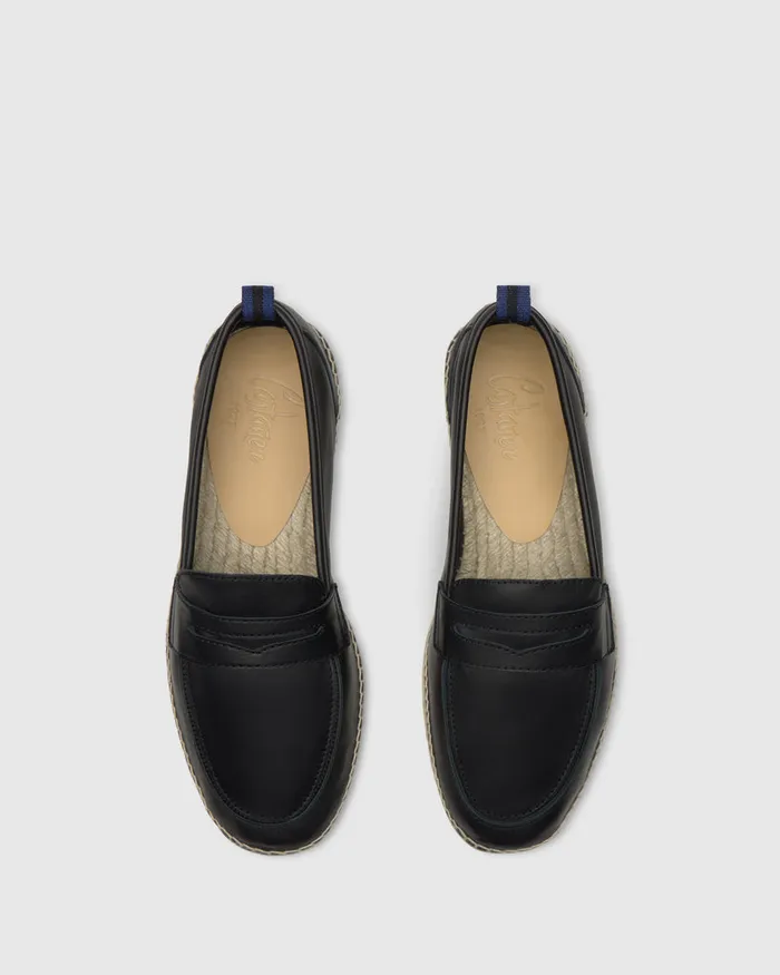 Castaer Nacho250 Negro Men Flat Shoes