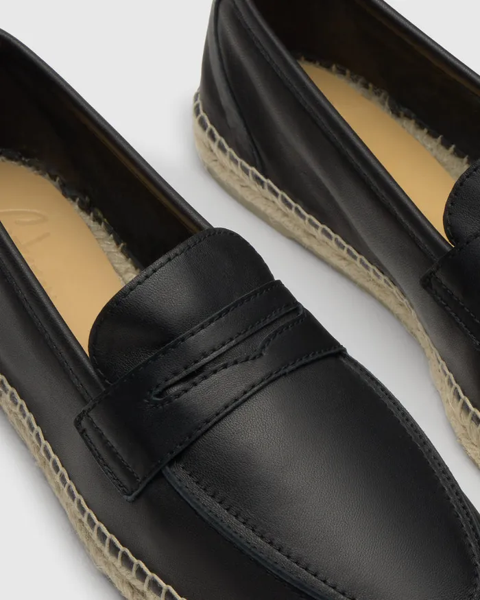 Castaer Nacho250 Negro Men Flat Shoes