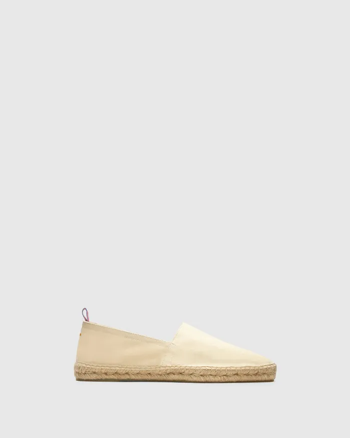 Castaer Pablo001 Ivory Men Flat Shoes