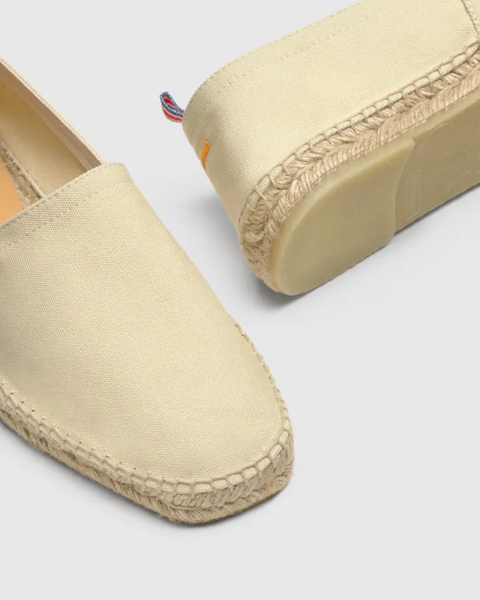 Castaer Pablo001 Ivory Men Flat Shoes