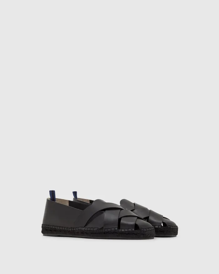 Castaer Percy C261 Negro Men Flat Shoes