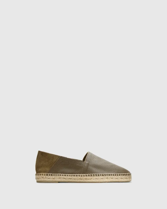 Castaer Polo249 Olive Men Flat Shoes