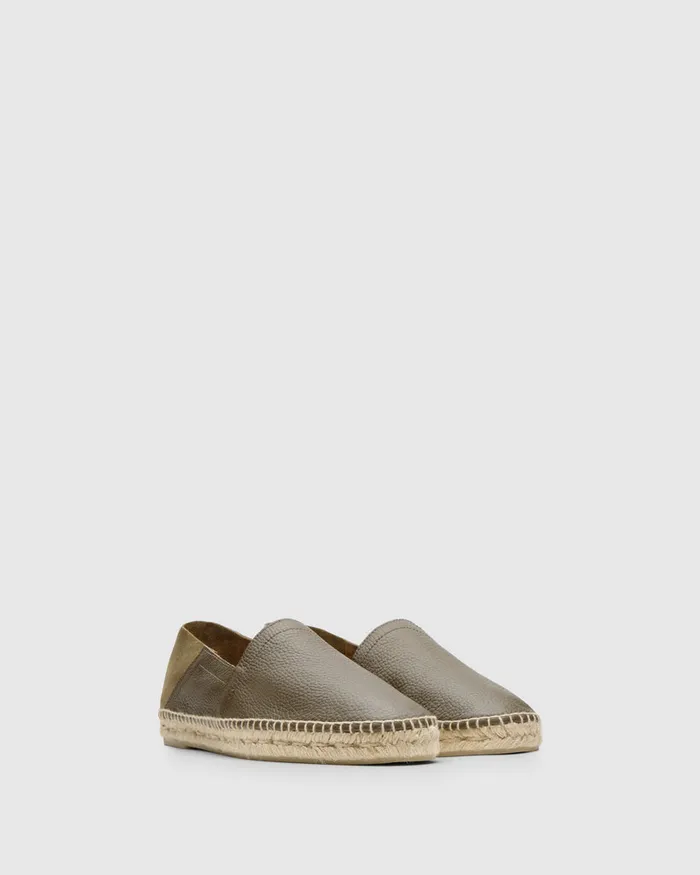 Castaer Polo249 Olive Men Flat Shoes