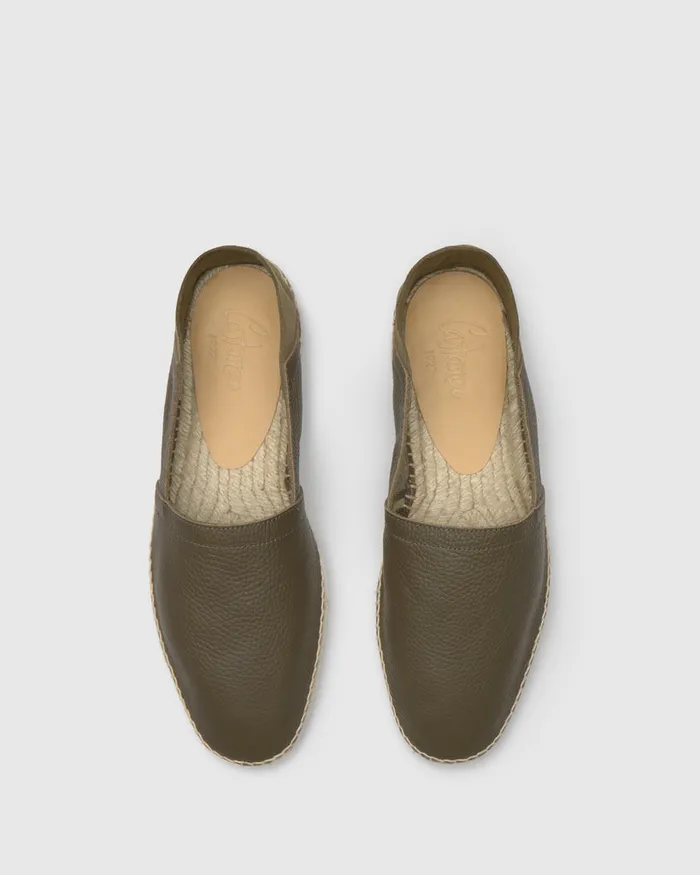 Castaer Polo249 Olive Men Flat Shoes