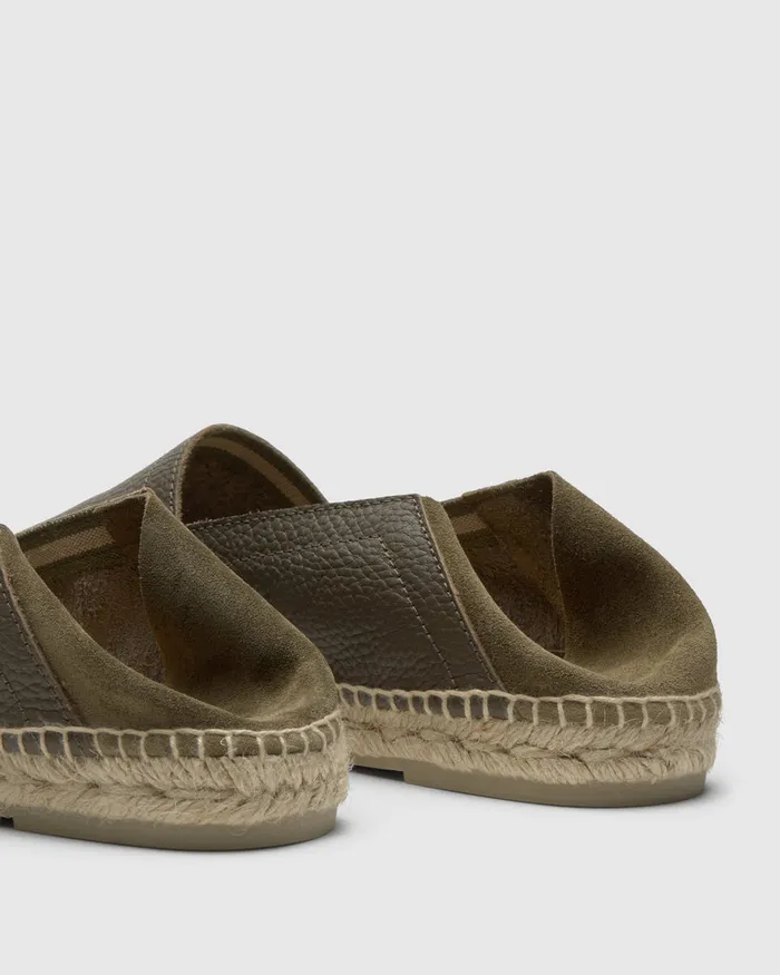 Castaer Polo249 Olive Men Flat Shoes