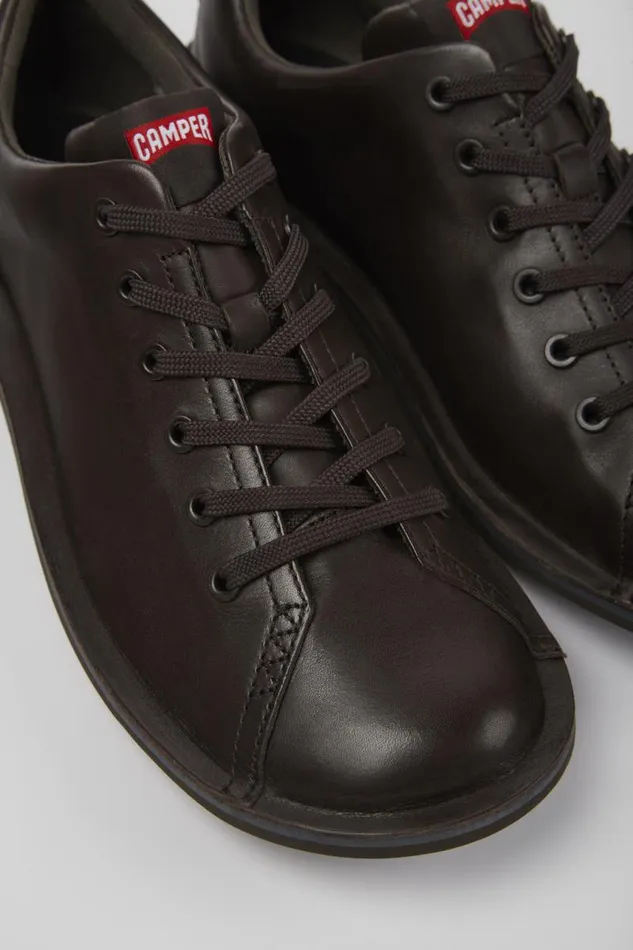 Casual Shoes Men Camper Beetle Brown Casual Shoes