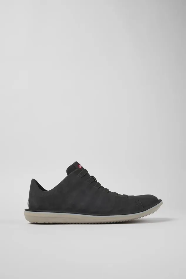Casual Shoes Men Camper Beetle Gray Nubuck Low Sneaker