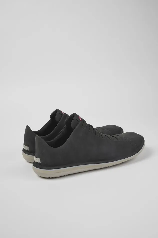 Casual Shoes Men Camper Beetle Gray Nubuck Low Sneaker