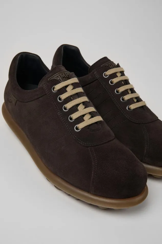 Casual Shoes Men Camper Gray Nubuck Shoes