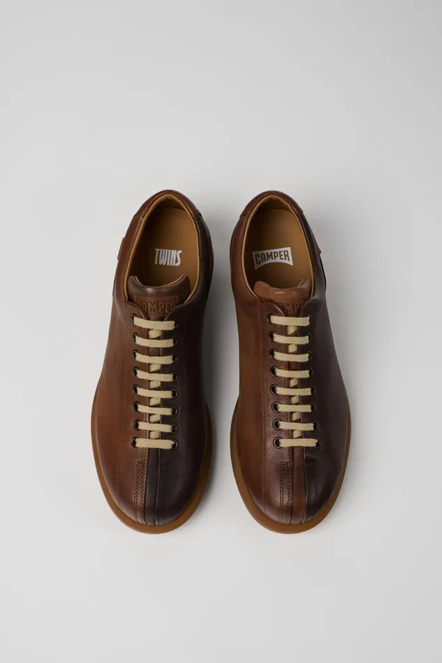 Casual Shoes Men Camper Twins Multicolored Leather Shoe Casual Shoes Men Camper Twins Multicolored Leather Shoe