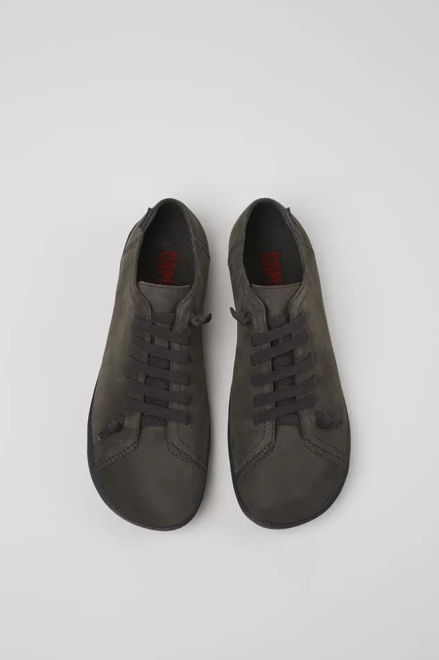 Casual Shoes Women Camper Peu Gray Nubuck Shoes Casual Shoes Women Camper Peu Gray Nubuck Shoes