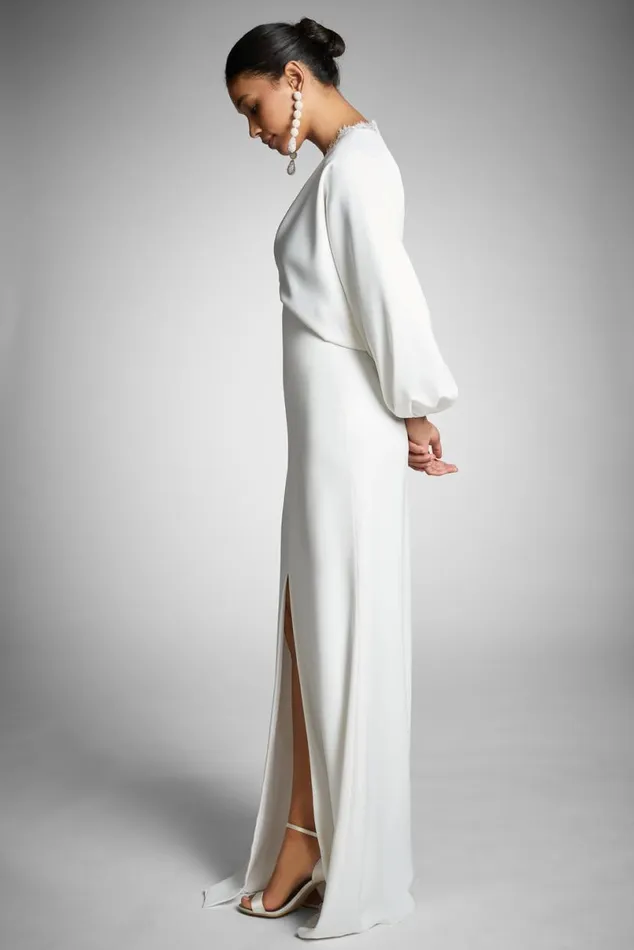 Ceremony Women Sachin and Babi Gabby Gown 8211 Ivory