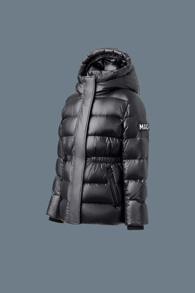 Coats and Jackets Kids Mackage ALANNIS Lustrous Medium Down Parka With Hood For Kids 814 Years Rose