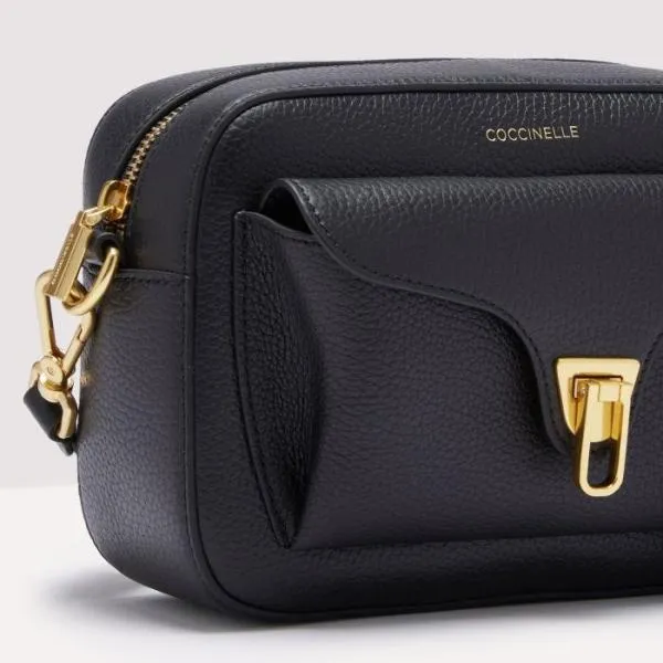 Coccinelle Beat Soft Ribbon Small Noir Women Coccinelle Crossbody Bags