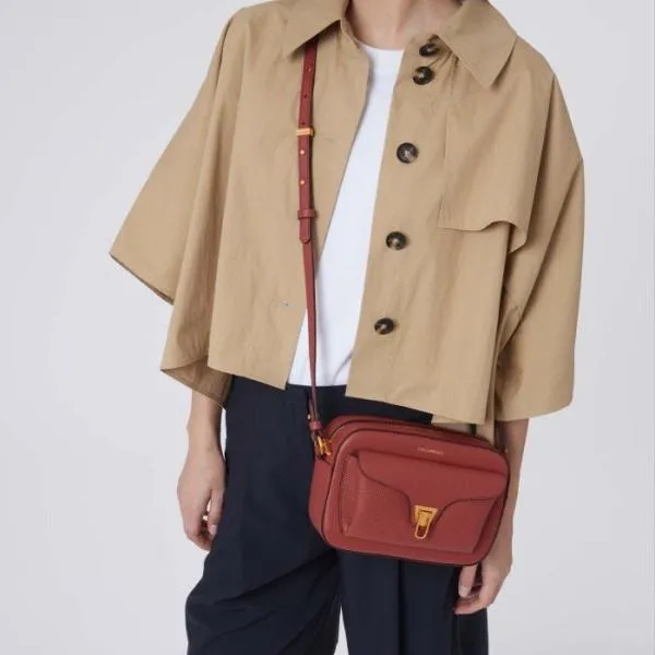Coccinelle Beat Soft Small Brandy Women Coccinelle Crossbody Bags