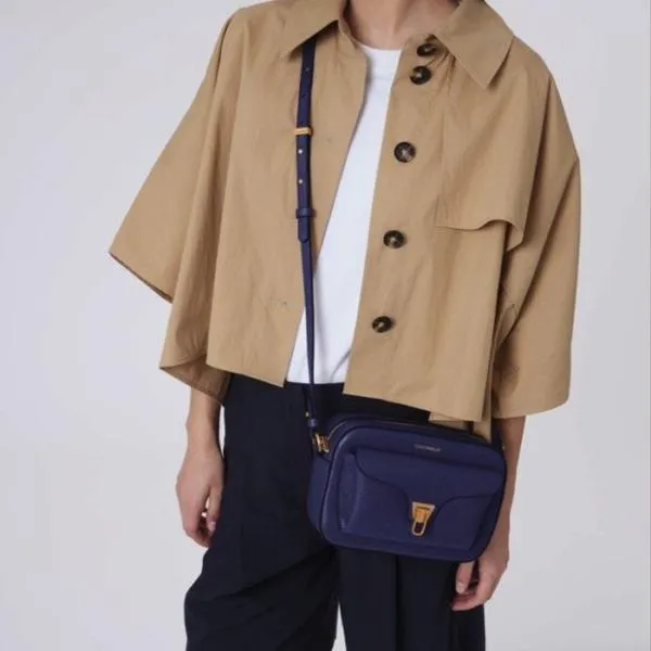 Coccinelle Beat Soft Small Royal Blue Women Coccinelle Crossbody Bags