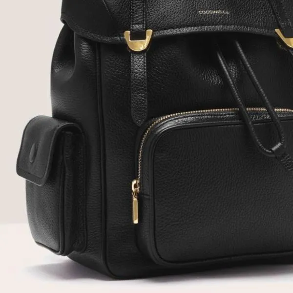 Coccinelle Campus Medium Noir Women Coccinelle Backpacks Coccinelle Campus Medium Noir Women Coccinelle Backpacks